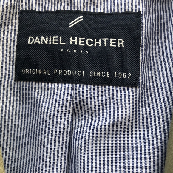Daniel Hechter Comfortable Lined Khaki Blazer Jacket Casual Sport Coat EUC 42S - Picture 8 of 12